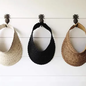 Adult Rattan Visor - Black<Boutique Bonita Best