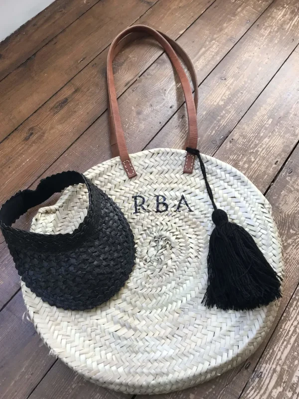 Adult Rattan Visor - Black<Boutique Bonita Best