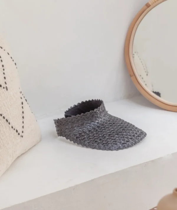 Adult Rattan Visor - Black<Boutique Bonita Best