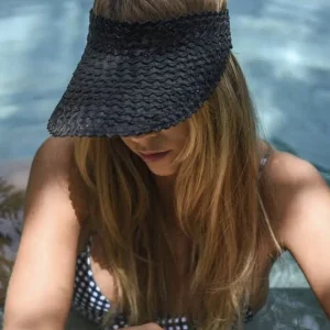 Adult Rattan Visor - Black<Boutique Bonita Best