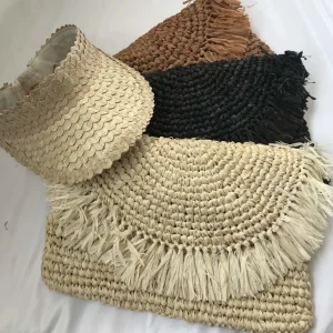 Adult Rattan Visor - Cream<Boutique Bonita Fashion