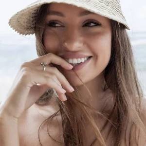 Adult Rattan Visor - Cream<Boutique Bonita Fashion