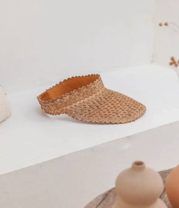 Adult Rattan Visor - Tan<Boutique Bonita Best