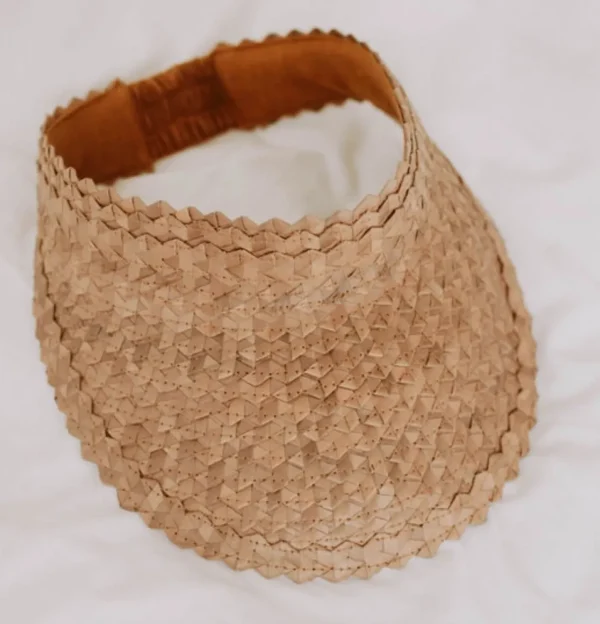 Adult Rattan Visor - Tan<Boutique Bonita Best