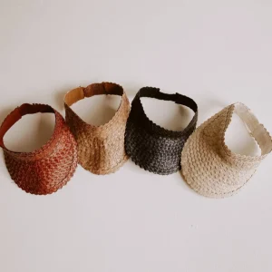 Adult Rattan Visor - Tan<Boutique Bonita Best