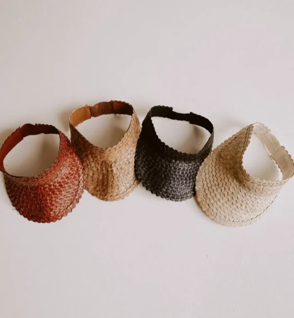 Adult Rattan Visor - Tan<Boutique Bonita Best