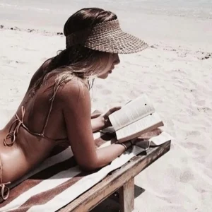 Adult Rattan Visor - Tan<Boutique Bonita Best