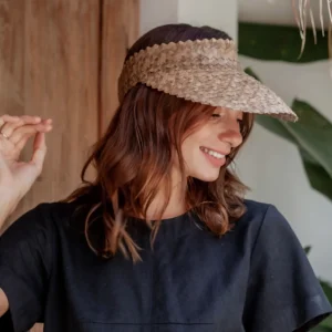 Adult Rattan Visor - Tan<Boutique Bonita Best