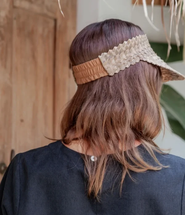 Adult Rattan Visor - Tan<Boutique Bonita Best