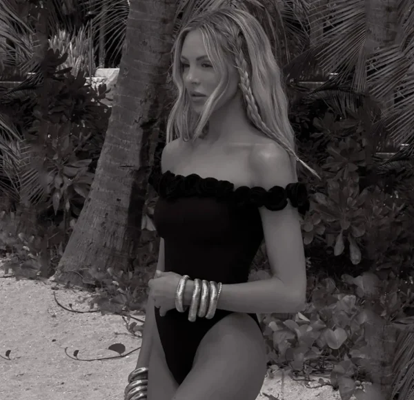 AMORE - Midnight Black Swimsuit<Boutique Bonita Hot