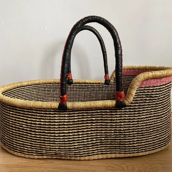 Baby Bolga Moses Basket - Lulu<Boutique Bonita Best