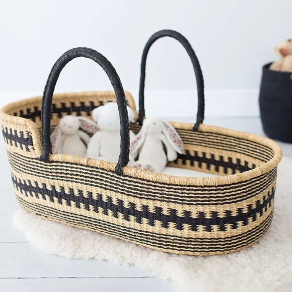 Baby Bolga Moses Basket - Zane<Boutique Bonita Sale