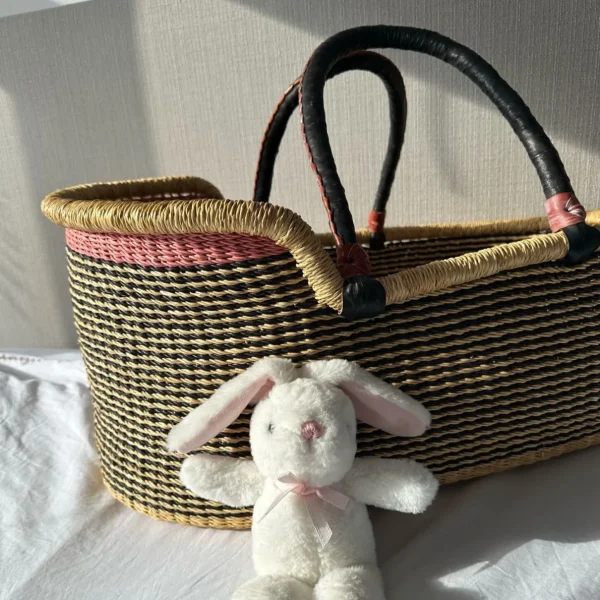 Baby Bolga Moses Basket - Lulu<Boutique Bonita Best