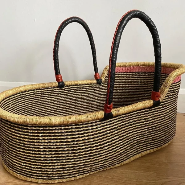 Baby Bolga Moses Basket - Lulu<Boutique Bonita Best