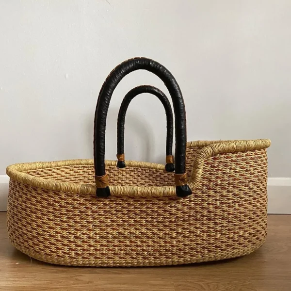 Baby Bolga Moses Basket - Isabis<Boutique Bonita Clearance