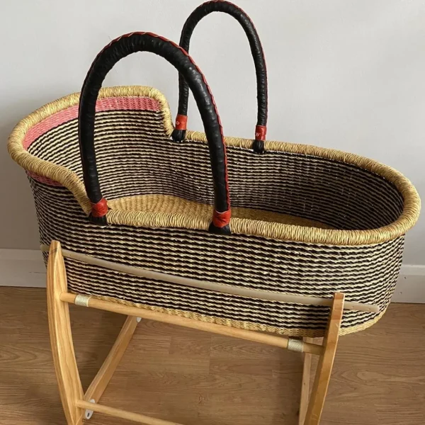 Baby Bolga Moses Basket - Lulu<Boutique Bonita Best
