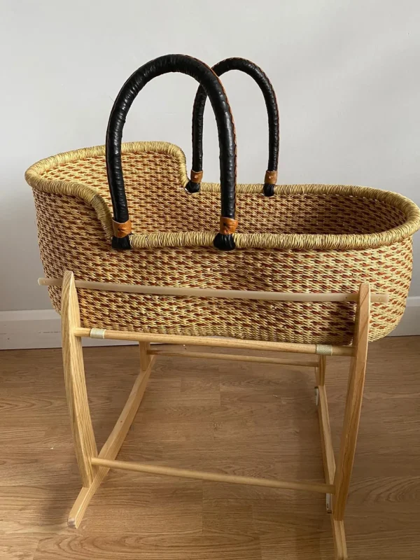 Baby Bolga Moses Basket - Isabis<Boutique Bonita Clearance