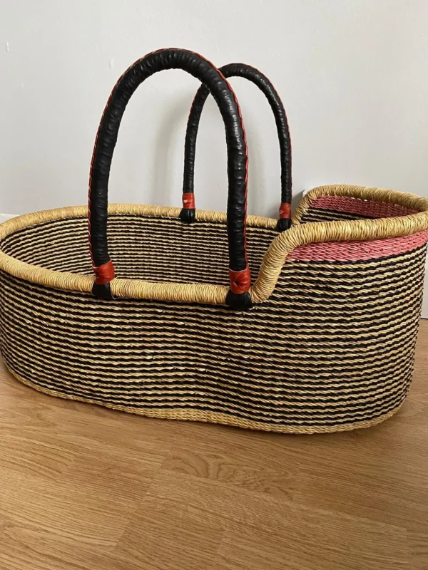 Baby Bolga Moses Basket - Lulu<Boutique Bonita Best