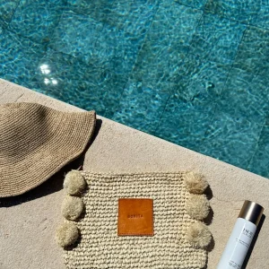 BONITA - Raffia palm clutch<Boutique Bonita Sale