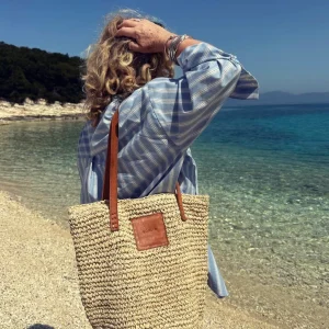BONITA - Raffia tote shopper<Boutique Bonita Clearance