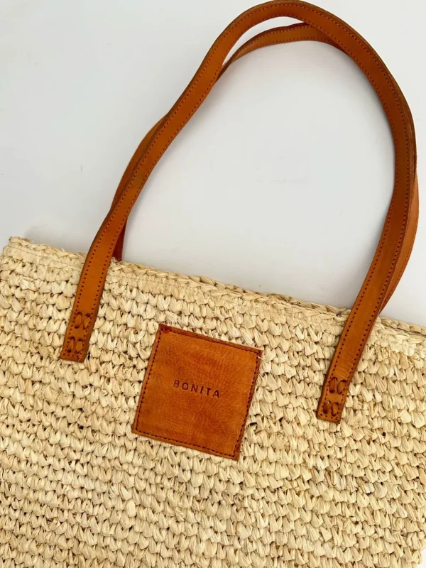 BONITA - Raffia tote shopper<Boutique Bonita Clearance