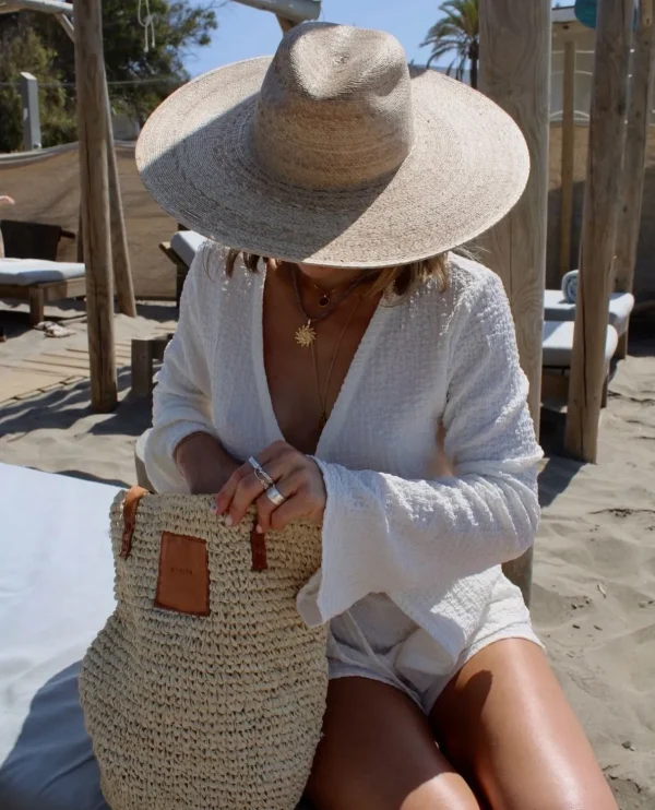 BONITA - Raffia tote shopper<Boutique Bonita Clearance