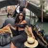 Bonita's Classic Boater - Black<Boutique Bonita Clearance