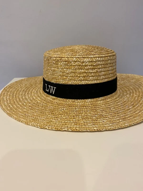 Bonita's Classic Boater - Black<Boutique Bonita Clearance