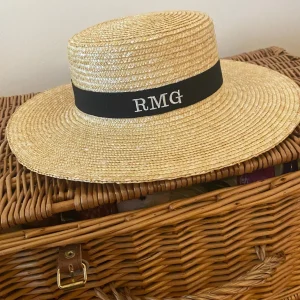 Bonita's Classic Boater - Black<Boutique Bonita Clearance