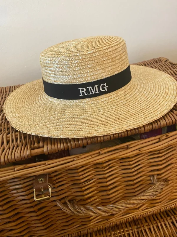 Bonita's Classic Boater - Black<Boutique Bonita Clearance