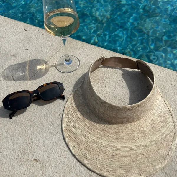 Bonita's Classic Palm Leaf Visor<Boutique Bonita Outlet