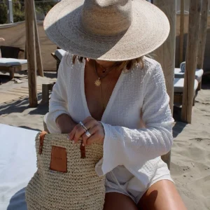 Bonita's Classic Wide Brim Palm Panama Hat<Boutique Bonita Hot
