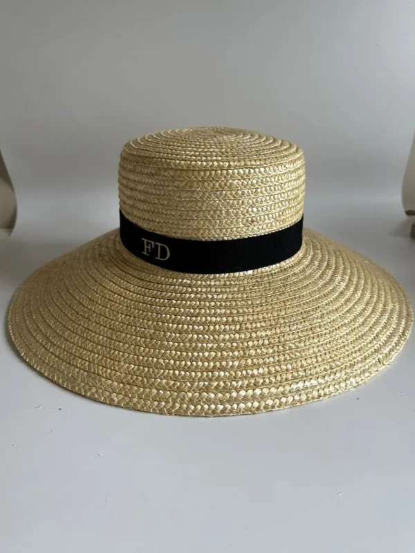 Bonita's Large Brim Boater - Black<Boutique Bonita New