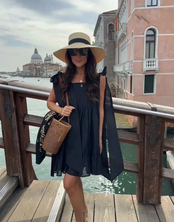 Bonita's Large Brim Boater - Black<Boutique Bonita New