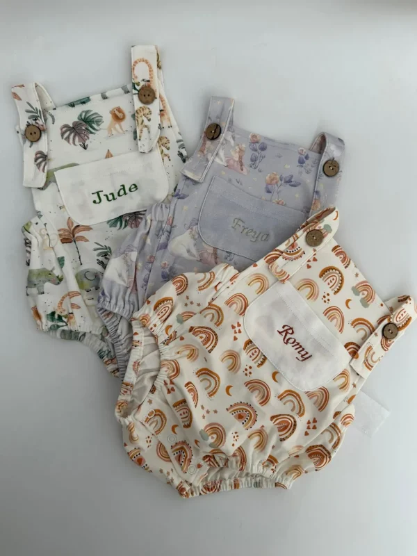 Bonita’s Little Explorer Personalised Baby Romper<Boutique Bonita Fashion