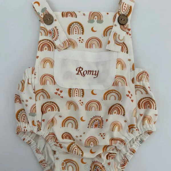 Bonita’s Little Rainbow Personalised Baby Romper<Boutique Bonita Hot