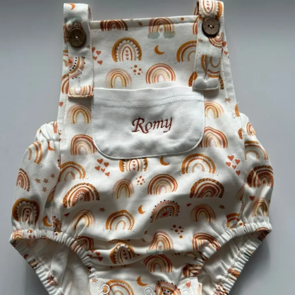 Bonita’s Little Rainbow Personalised Baby Romper<Boutique Bonita Hot