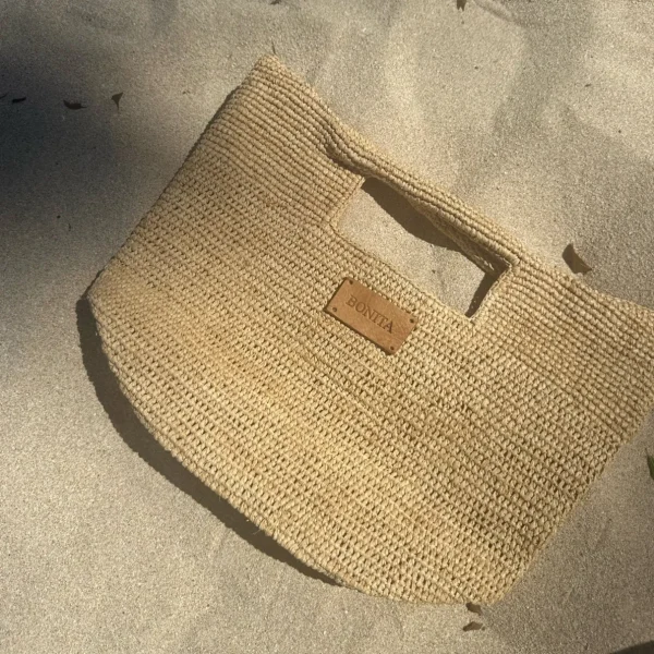 Bonita's Mini Raffia Tote Clutch Bag<Boutique Bonita New