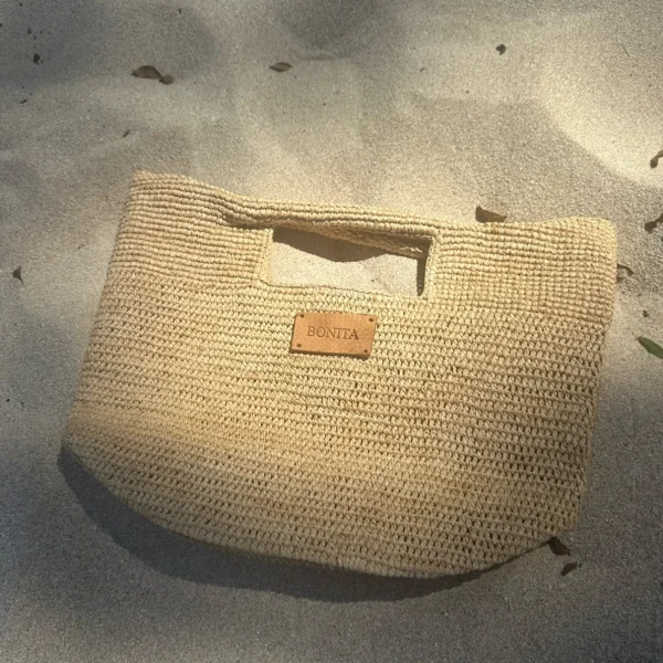 Bonita's Mini Raffia Tote Clutch Bag<Boutique Bonita New