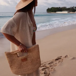 Bonita's Mini Raffia Tote Clutch Bag<Boutique Bonita New