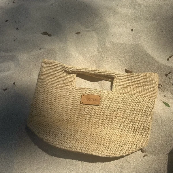 Bonita's Mini Raffia Tote Clutch Bag<Boutique Bonita New