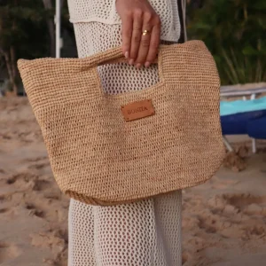 Bonita's Mini Raffia Tote Clutch Bag<Boutique Bonita New