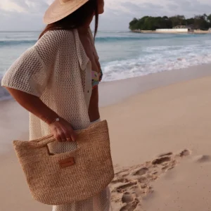 Bonita's Mini Raffia Tote Clutch Bag<Boutique Bonita New