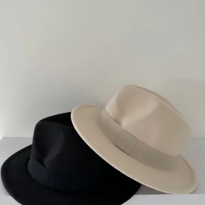 Bonita's Personalised Black Wool Fedora - Child<Boutique Bonita Fashion