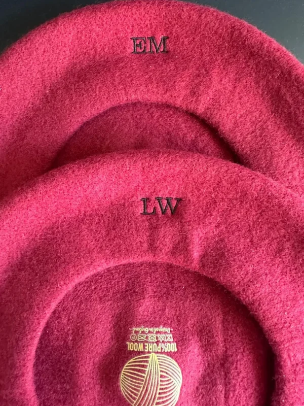 Bonita's Personalised Burgundy Beret<Boutique Bonita New