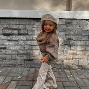 Bonita's Personalised Camel Child Beret<Boutique Bonita Best