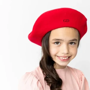 Bonita's Personalised Child Red Beret<Boutique Bonita Clearance