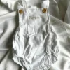 Bonita's Personalised Classic Baby Romper - White<Boutique Bonita Discount