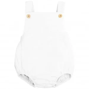 Bonita's Personalised Classic Baby Romper - White<Boutique Bonita Discount
