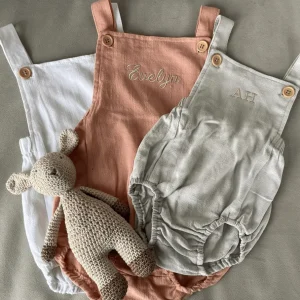 Bonita's Personalised Classic Baby Romper - Blush<Boutique Bonita Hot